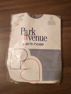 Vintage Park Avenue Pearl Grey Panti-Hose